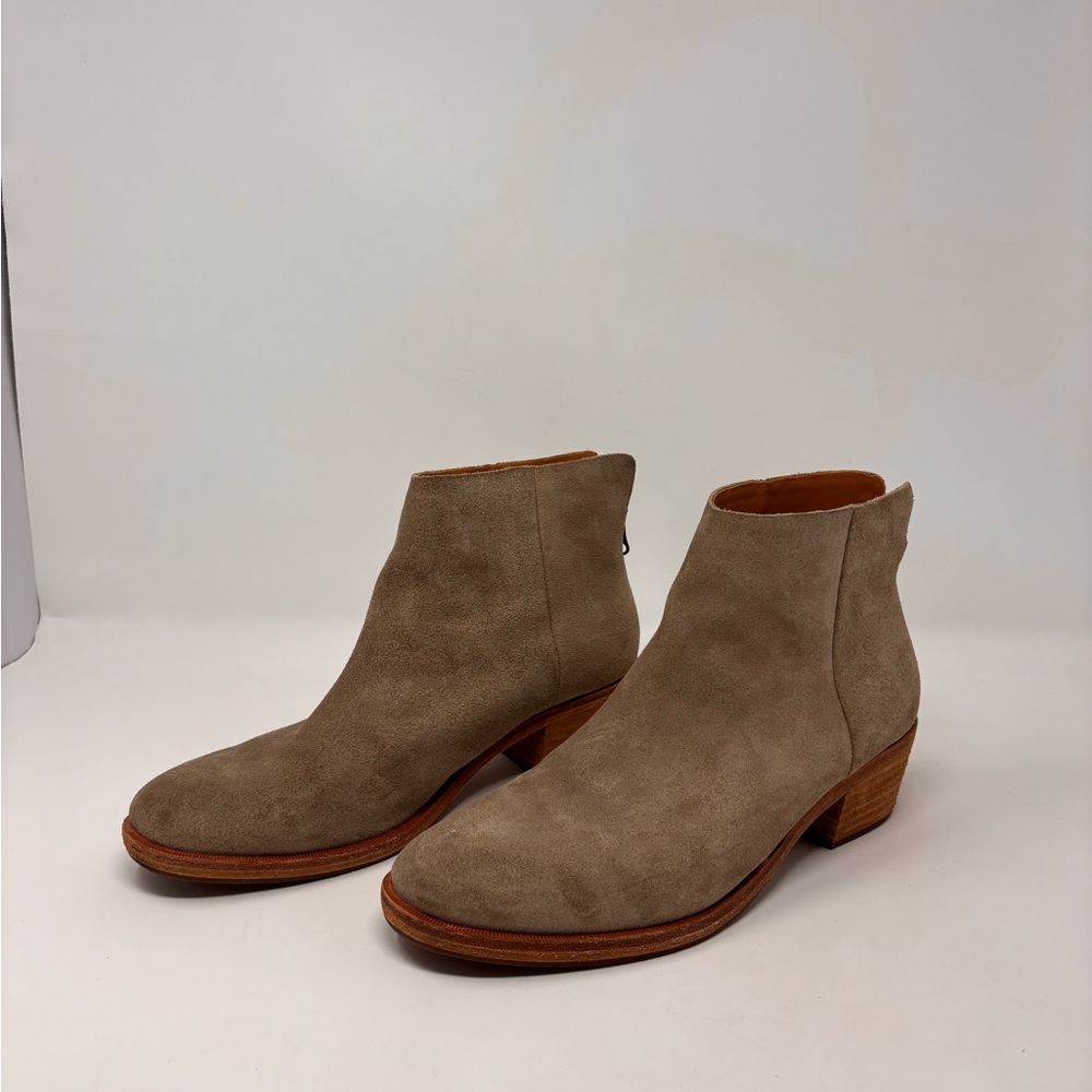 Elegant Taupe Ankle Booties
